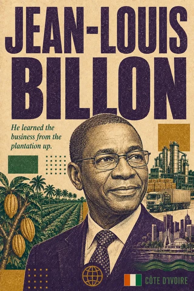 Poster cover for Jean-Louis Billon's story.