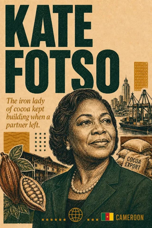 Poster cover for Kate Fotso's story.