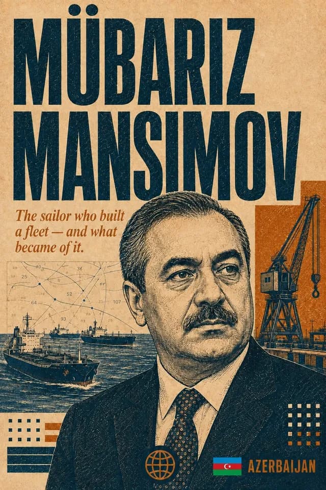 Poster cover for Mübariz Mansimov's story.